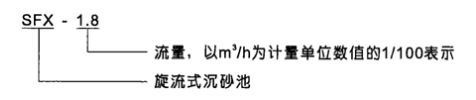SFX型旋流式沉砂池(图1)