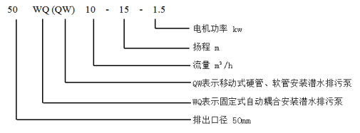 QW(WQ)型潜水排污泵(图3)